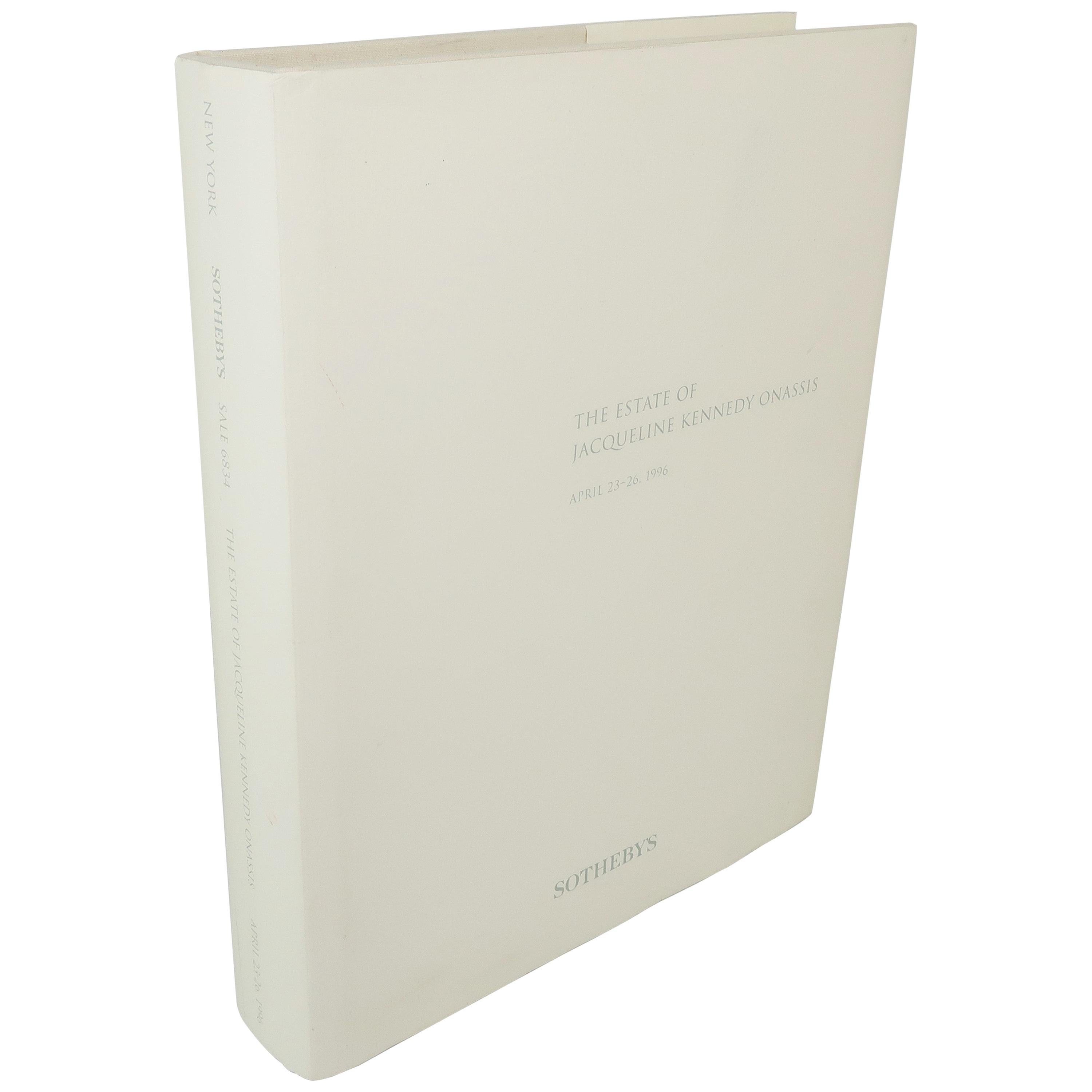 The Estate of Jacqueline Kennedy Onassis Sotheby's Auction Catalog Book