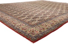 The Eternal Flame: A Rare Persian Qum Boteh Masterpiece of Timeless Elegance