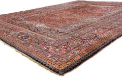 The Eternal Garden: 19th Century Persian Lilihan Masterpiece of Timeless Grace