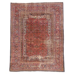 The Eternal Garden: 19th Century Persian Lilihan Masterpiece of Timeless Grace