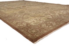 The Eternal Garden: An Antique Persian Tabriz Masterpiece of Timeless Elegance