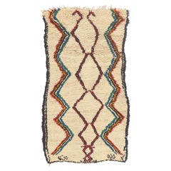 The Eternal Guardian: A Vintage Azilal Moroccan Rug of Sacred Protection