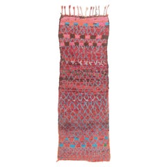 The Eternal Lattice: A Vintage Boujad Moroccan Masterpiece of Bohemian Elegance