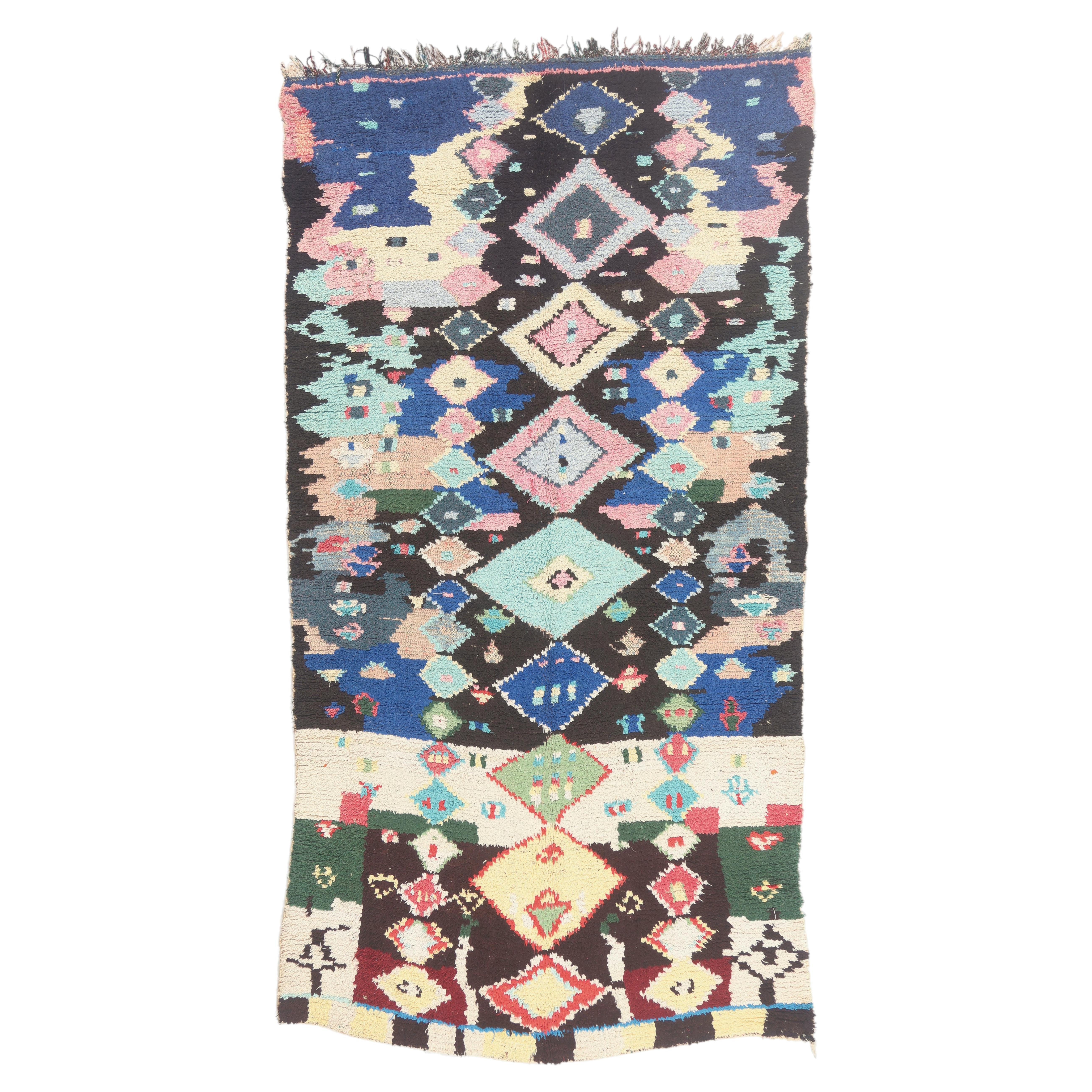 The Eternal Lozenge: A Vintage Azilal Moroccan Masterpiece of Sacred Lineage