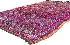 The Eternal River: A Vintage Zayane Beni M'Guild Moroccan Masterpiece of Renewal
