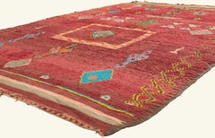 The Eternal Threshold: A Vintage Taznakht Moroccan Masterpiece of Tribal Grace