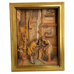 L'eterno sposo di Carl Spitzweg Scultura vintage di ANRI Moroder