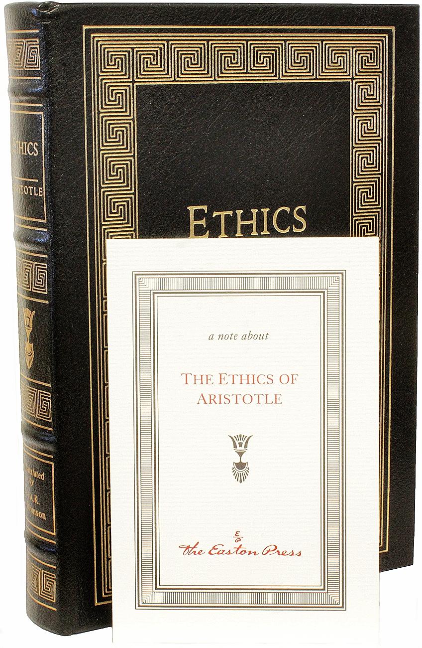 American The Ethics Of Aristotle & Nicomachean Ethics. Easton Press. COLLECTORS EDITION.