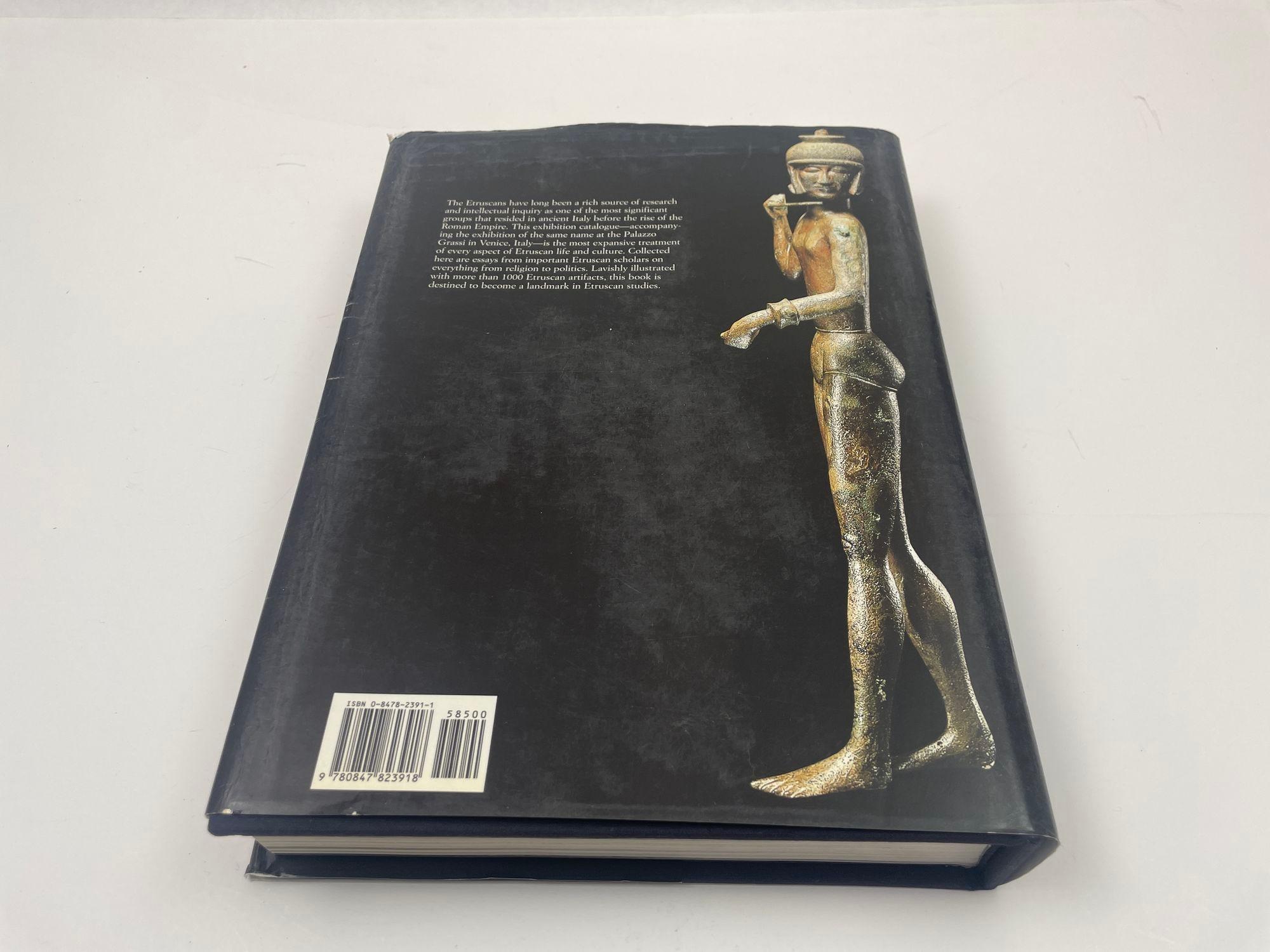 Italian The Etruscans Hardcover Book by Mario Torelli 1st Ed. 2001 Rizzoli For Sale