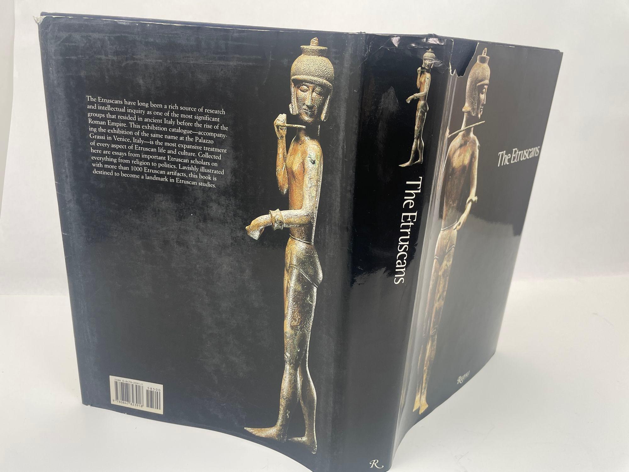 The Etruscans Hardcover Book by Mario Torelli 1st Ed. 2001 Rizzoli In Good Condition For Sale In North Hollywood, CA