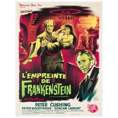 Le Mal de Frankenstein 1965 Affiche du film français Moyenne, Boris Grinsson