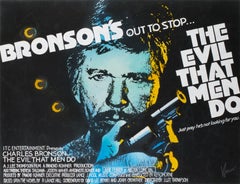 The Evil That Men Do 1984 Original Concept Artwork by Vic Fair Film/Movie Poster
