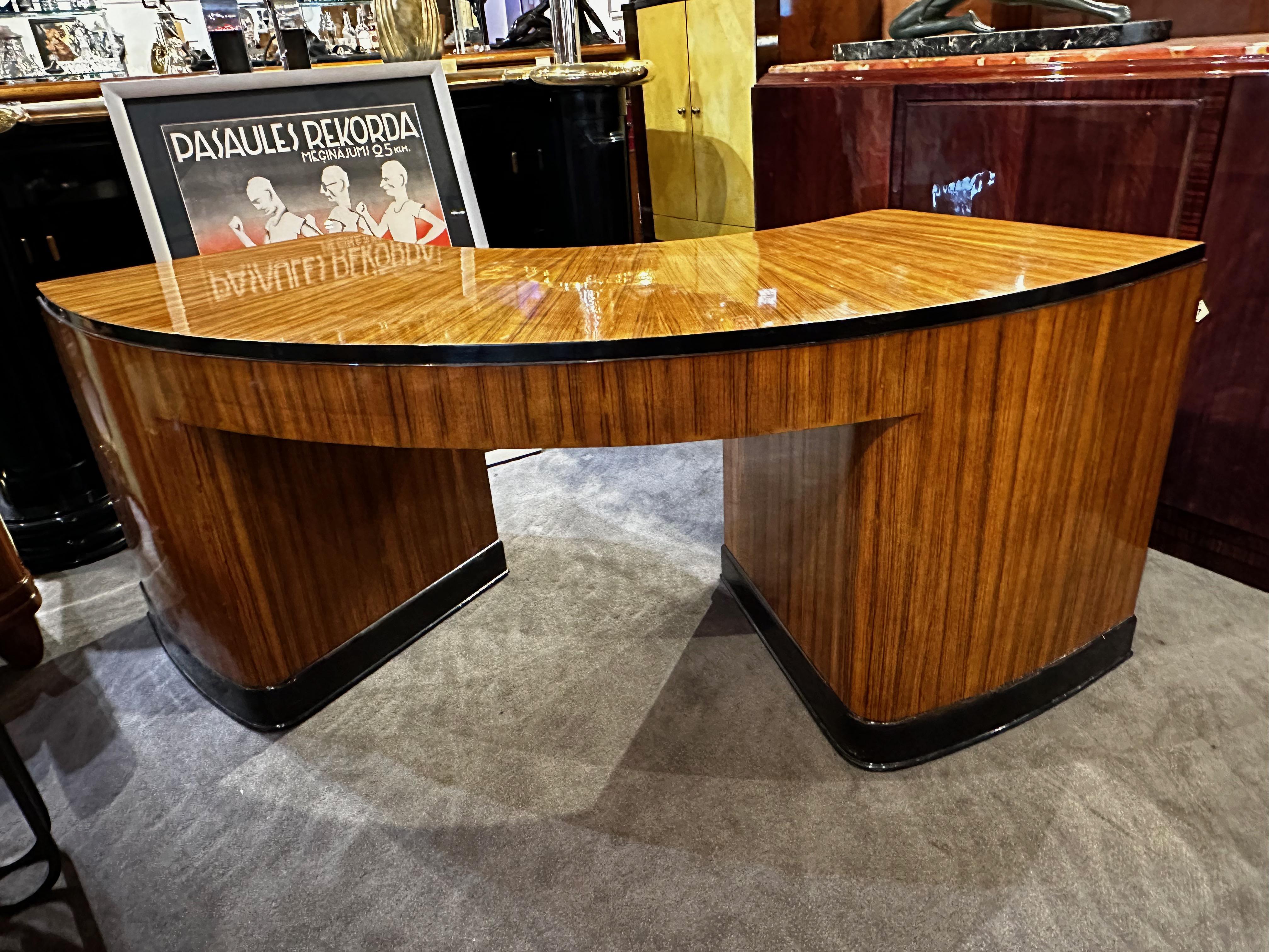 art deco executive desk