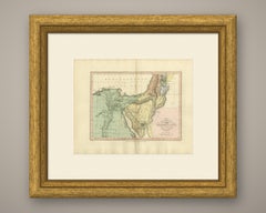 The Exodus Route from Egypt to Canaan, Antique Wyld Map, 1823
