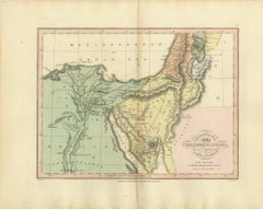 The Exodus Route from Egypt to Canaan, Antique Wyld Map, 1823