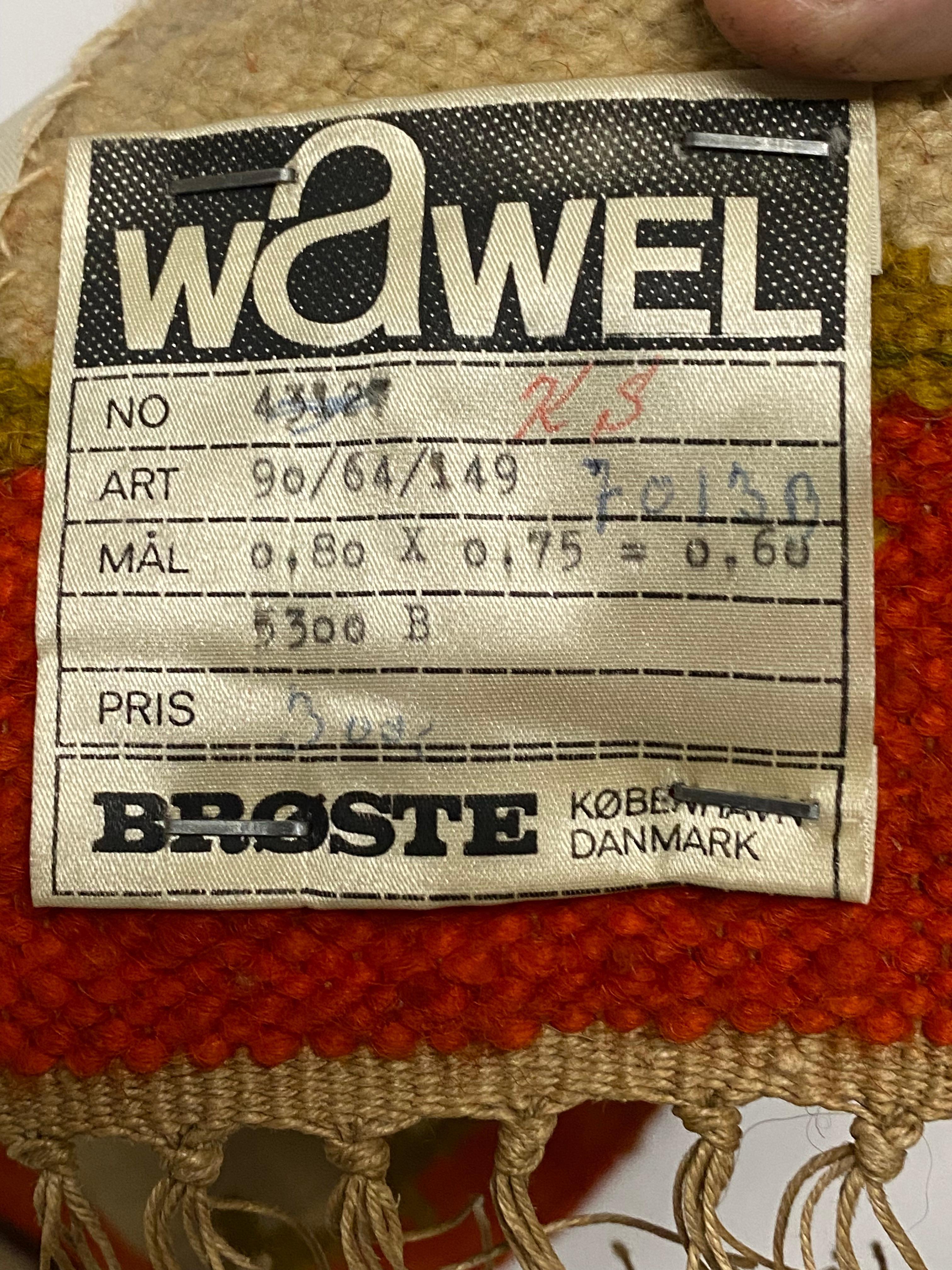 The Expidition Mid-Century Modern Polish Wool Rug For Sale 7