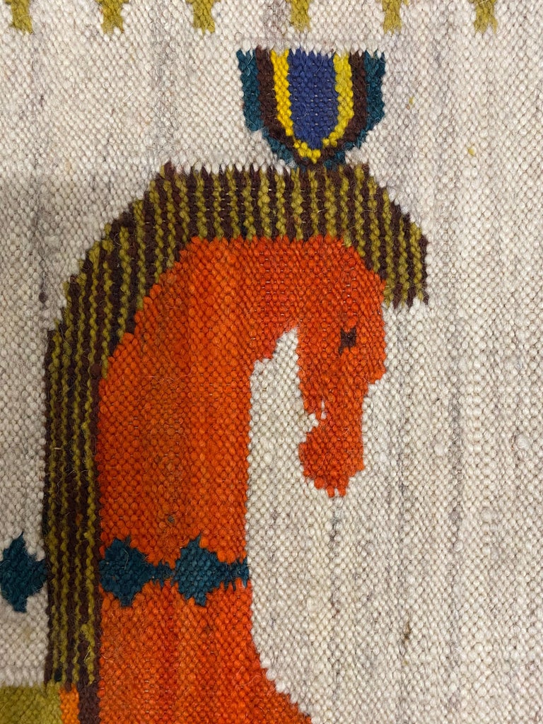 The Expidition Mid-Century Modern Polish Wool Rug For Sale at 1stDibs