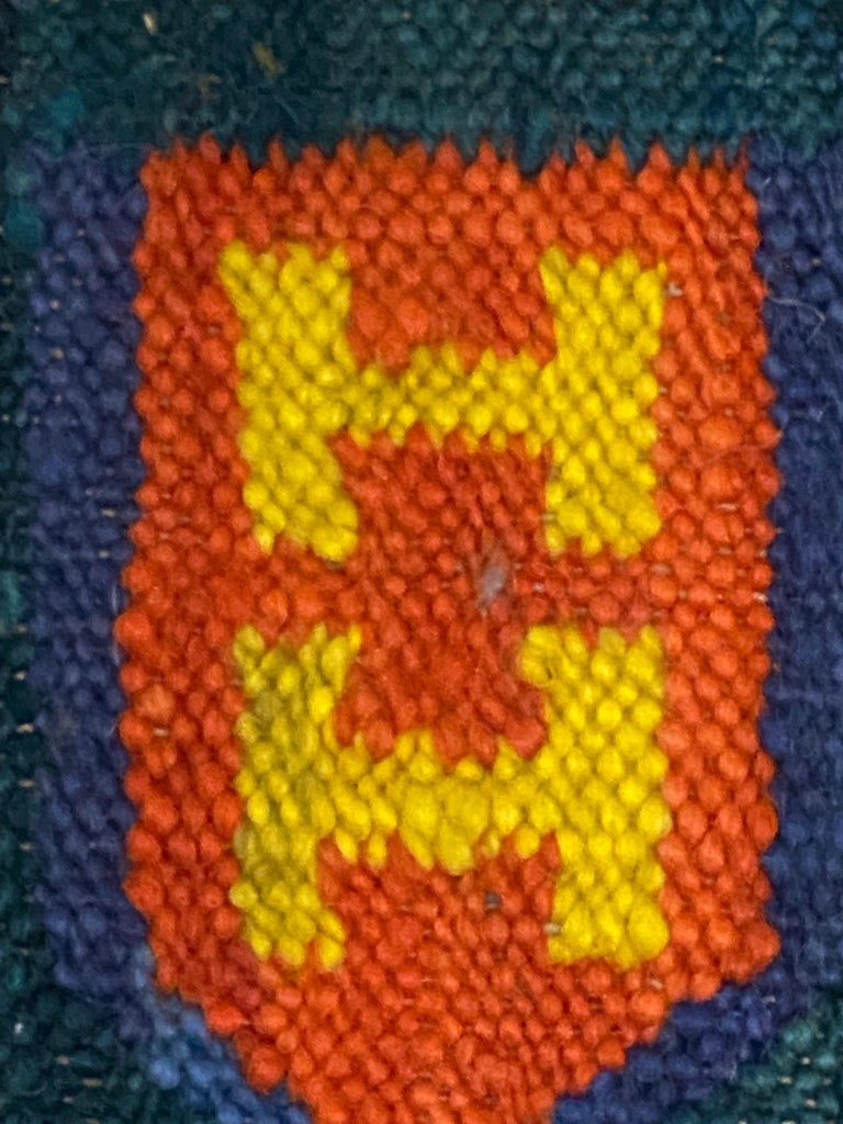 The Expidition Mid-Century Modern Polish Wool Rug For Sale at 1stDibs