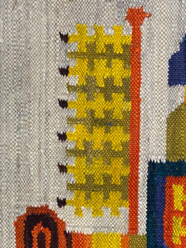 The Expidition Mid-Century Modern Polish Wool Rug For Sale at 1stDibs