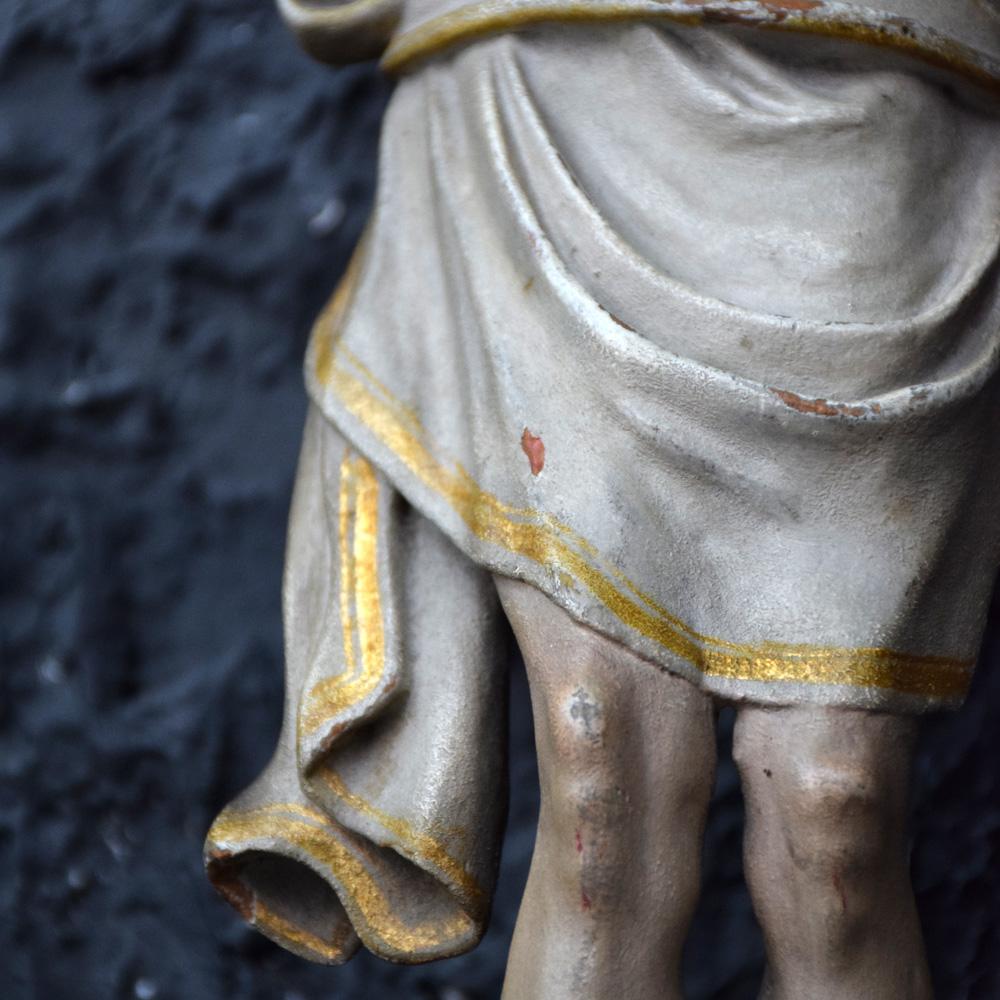 Exquisite Hand Carved Italian Late 19th Century Corpus Christi Figure 3