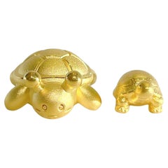 La Exquisita Tortuga En Oro Amarillo De 24 Quilates