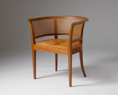 1914 Faaborg Stuhl - Ikonisches dänisches Design von Kaare Klint mit geschwungener Rohrlehne