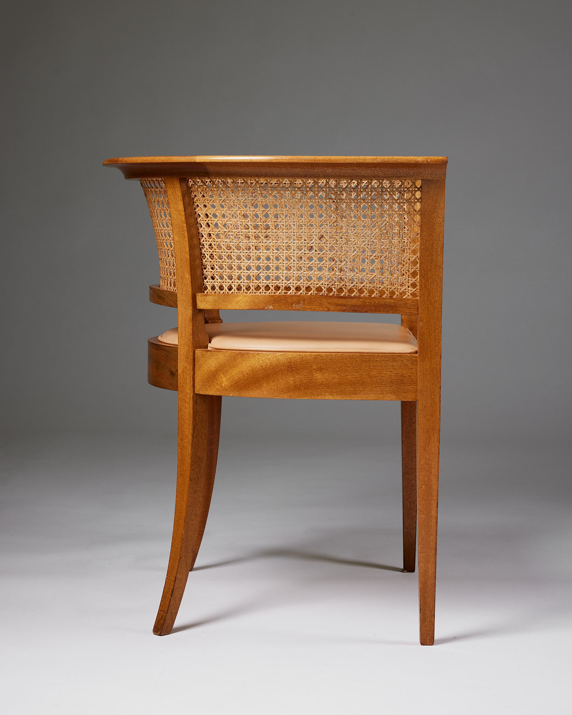 Scandinavian Modern ‘The Faaborg Chair’ Designed by Kaare Klint, Denmark, 1914