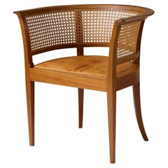 1914 Faaborg Chair – Iconic Danish Design by Kaare Klint with Curved Cane Back
