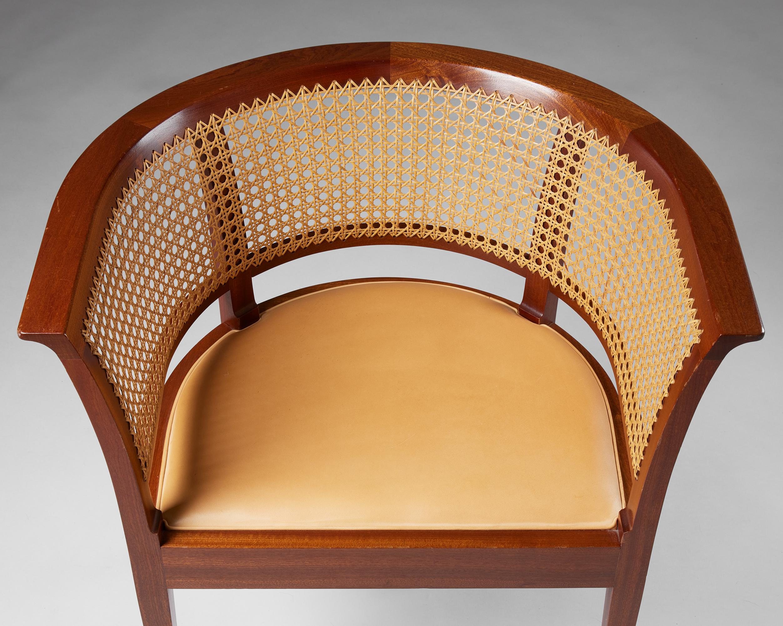 ‘The Faaborg Chair’ designed by Kaare Klint for Rud. Rasmussen Cabinetmakers  For Sale 2