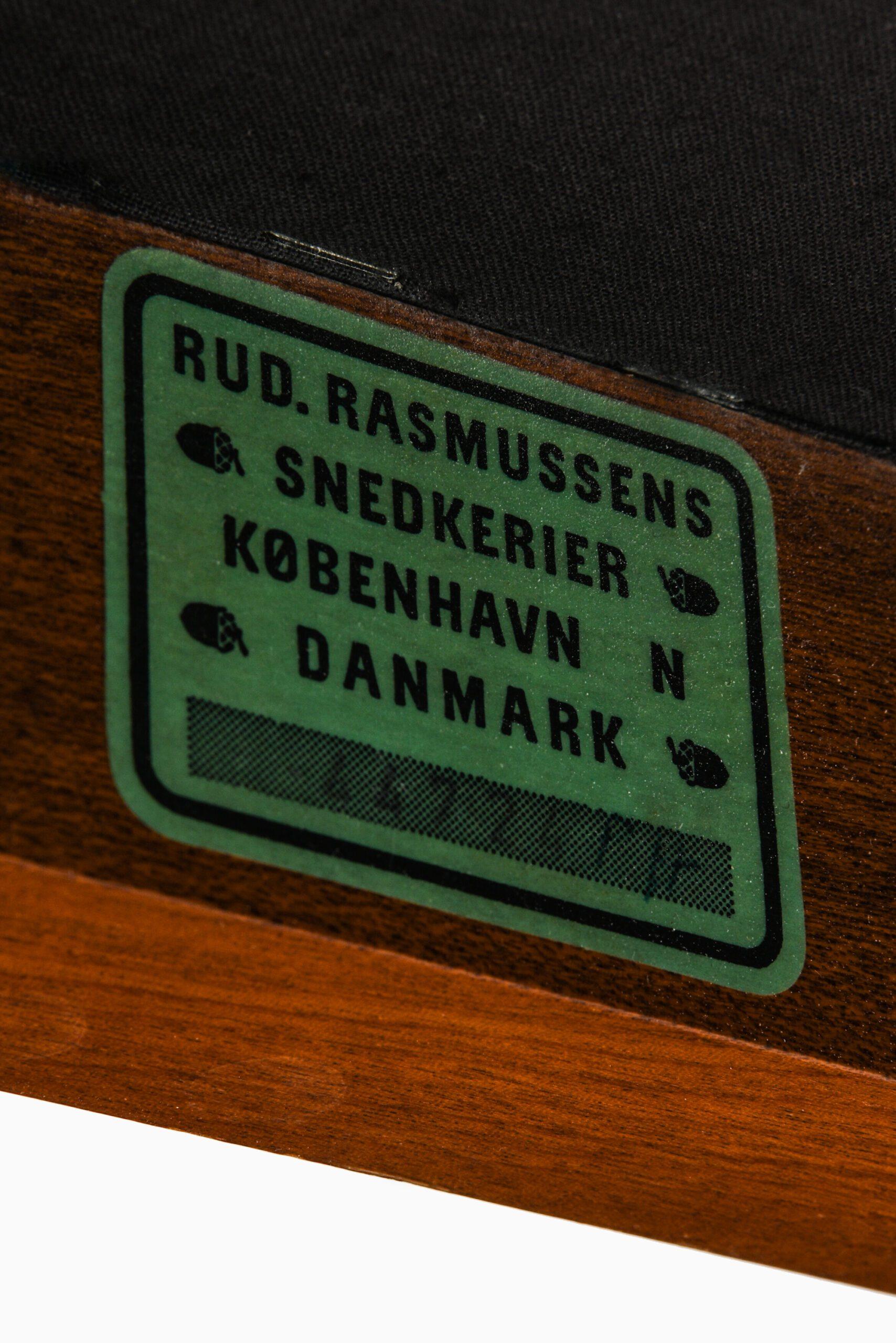 Chaise Faaborg en acajou, rotin et cuir par Kaare Klint, 1914 en vente 2