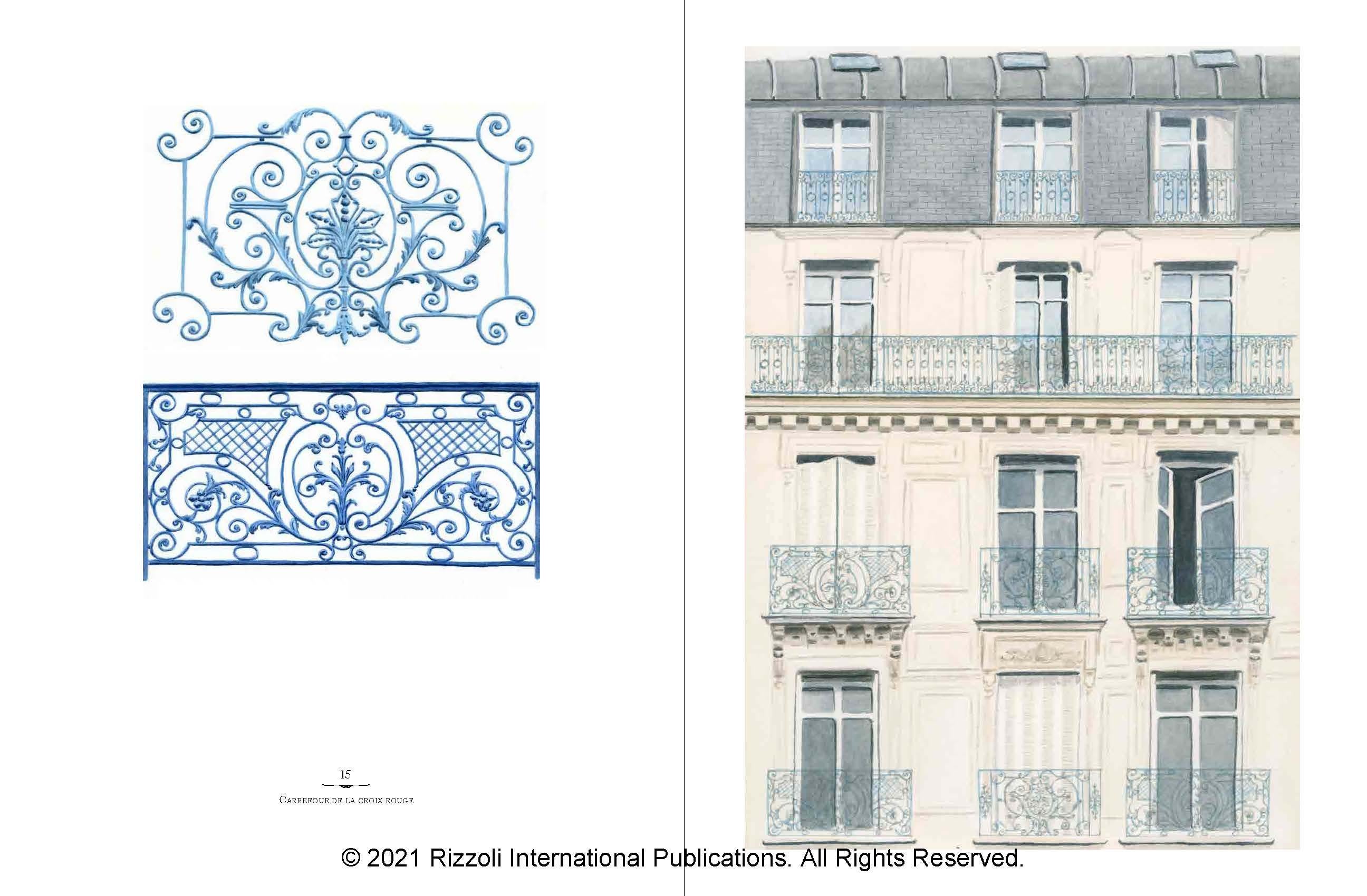 Façades de Paris : Fenêtres, portes et balcons Neuf - En vente à New York, NY