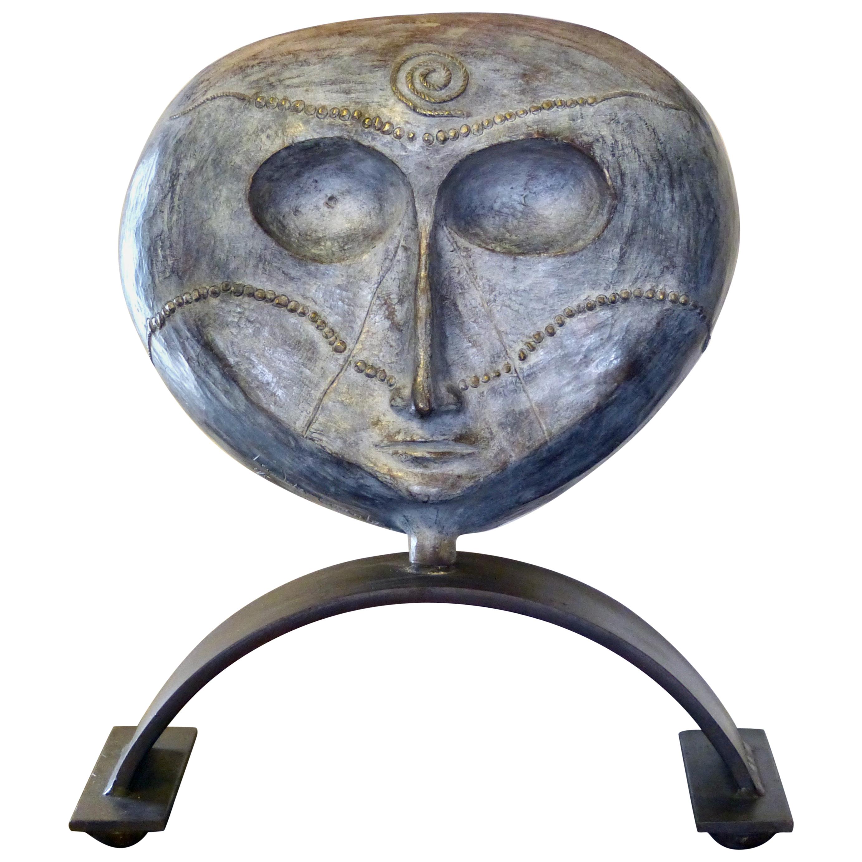 The Face Surrealism Bronze Sculpture by Leonora Carrington 2010 Edition P/T