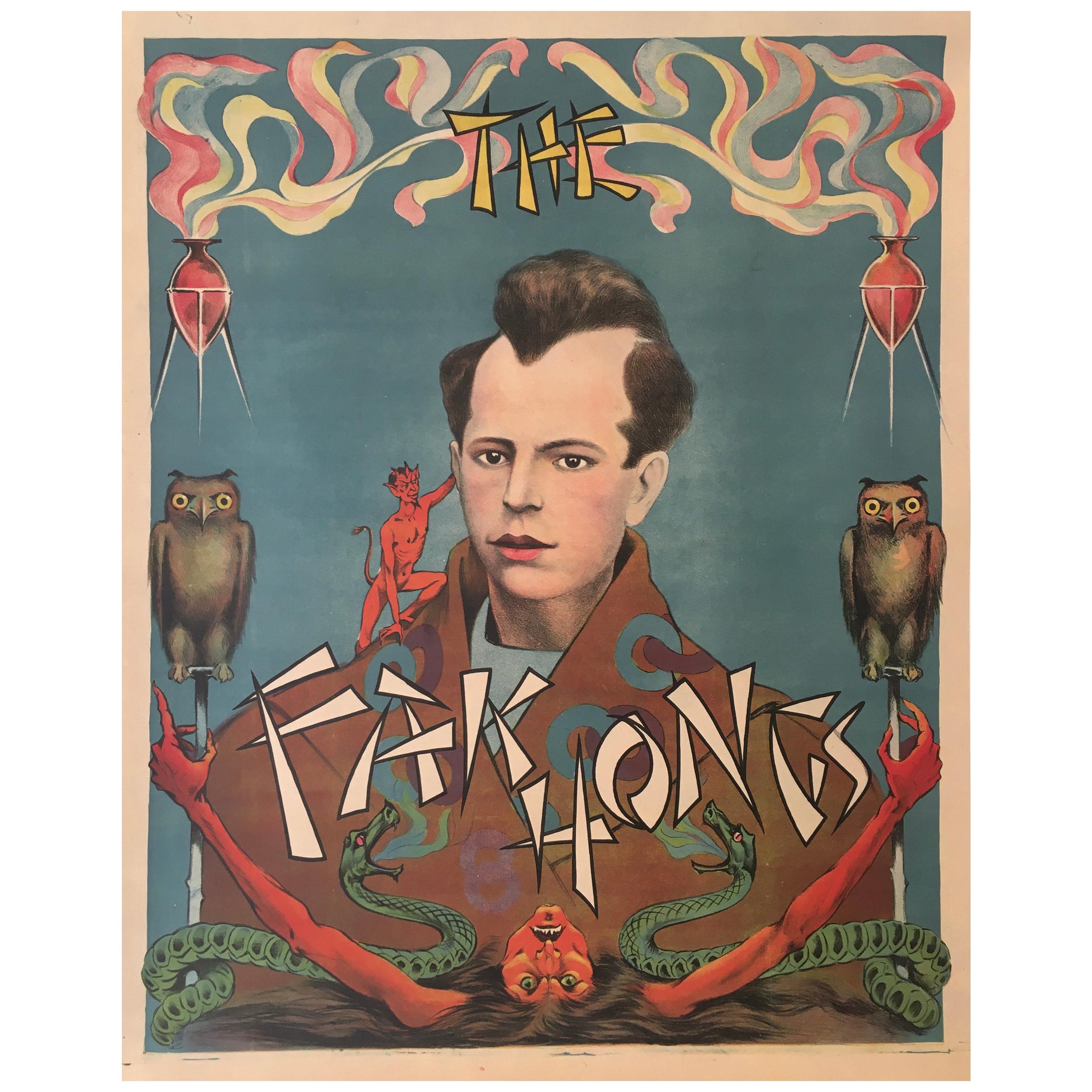 'The Fak Hong' Original Vintage French Theatre and Cabaret Poster, circa 1920