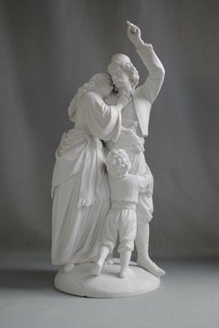 1876 The Family of Serbs Russian Imperial Porcelain Manufacture August Spiess