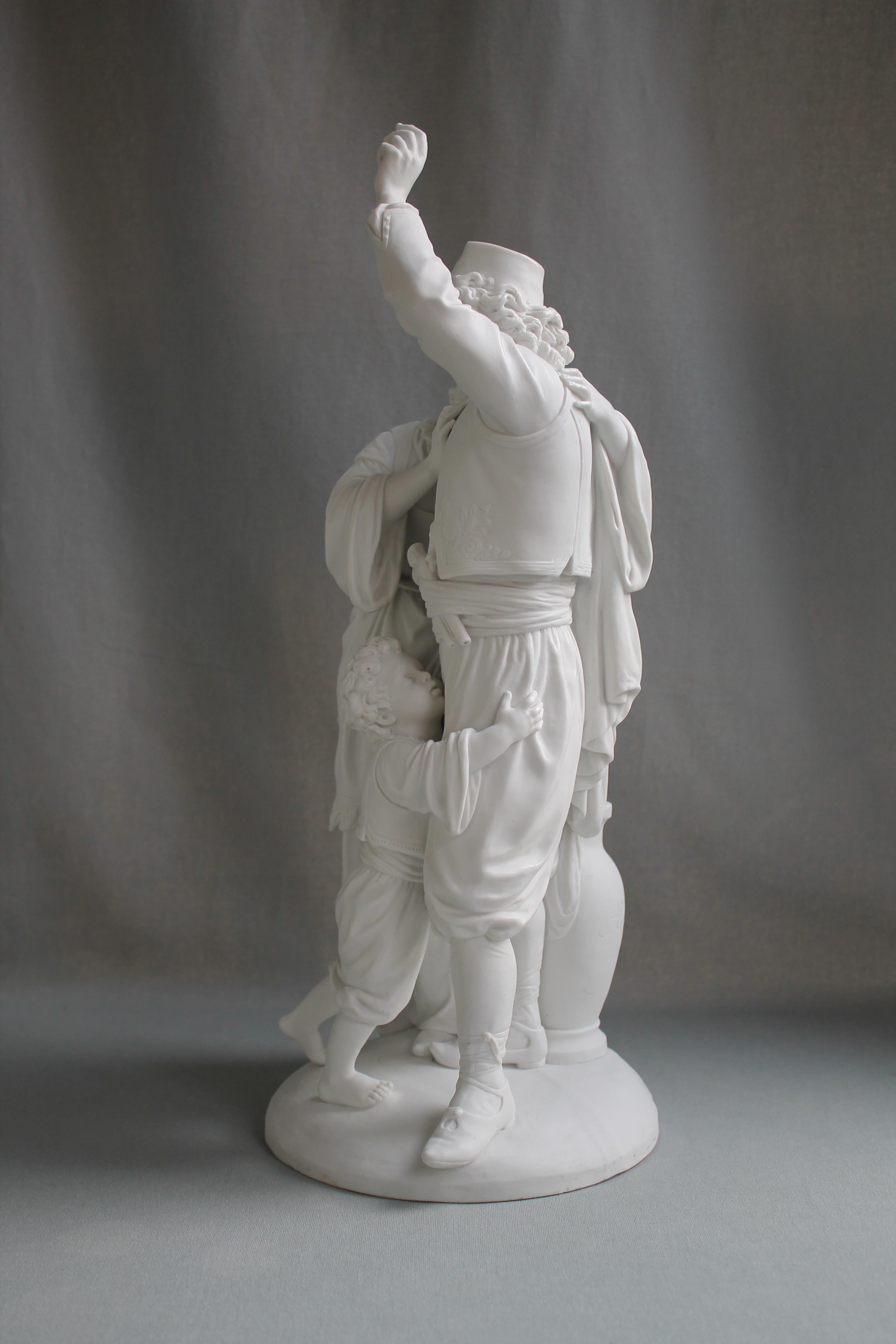 Empire The Family of Serbs , August Spiess, Russian Imperial Porcelain Manufactory For Sale