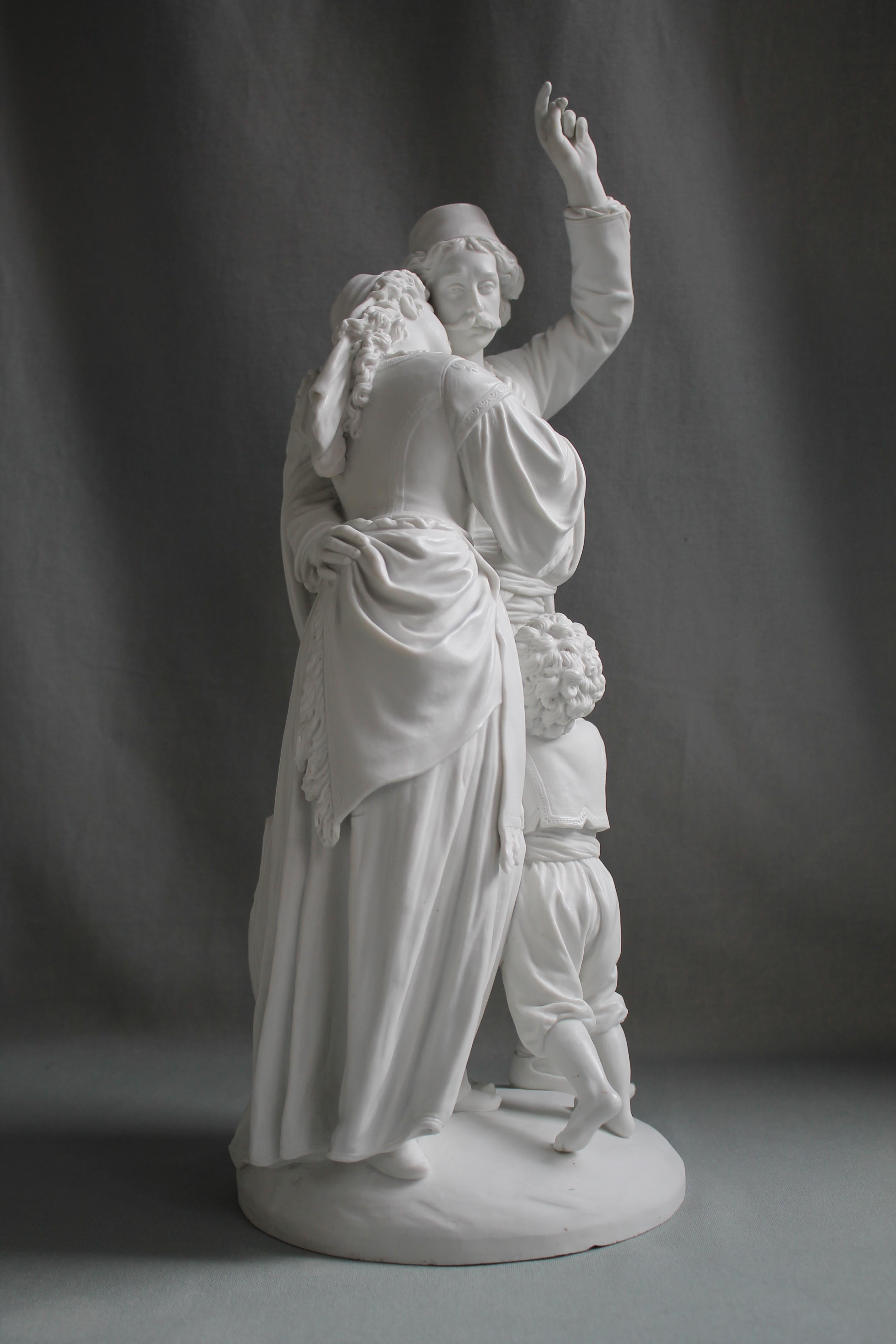 The Family of Serbs , August Spiess, Russian Imperial Porcelain Manufactory For Sale 1