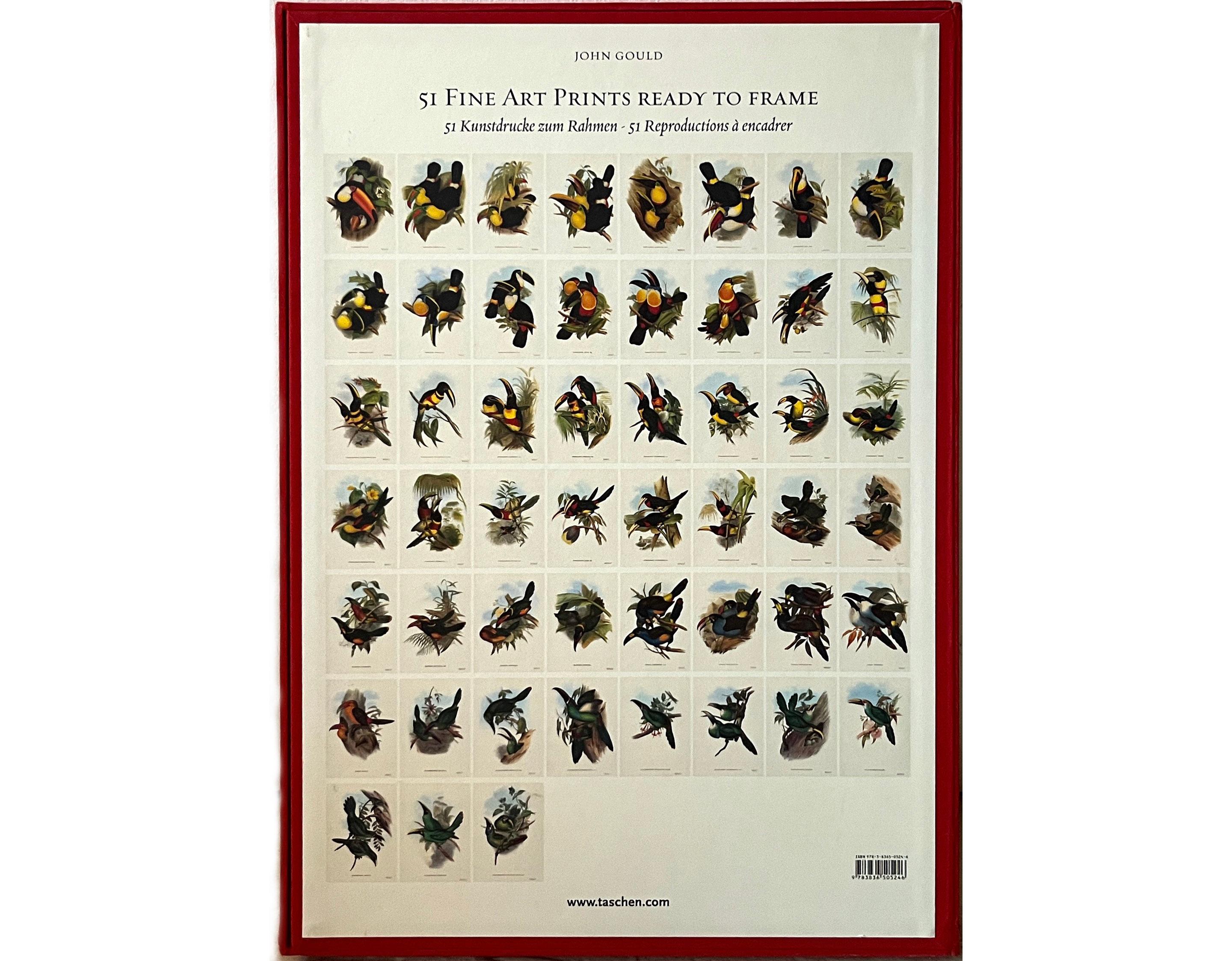 Victorian The Family of Toucans: The Complete Plates by John Gould, Pub. by Taschen, 2011 For Sale