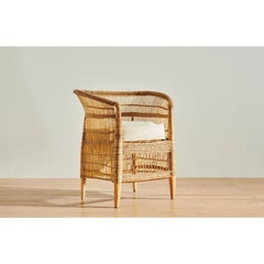 Famous Cane Chair in Open Weave Style by Malawi Cane