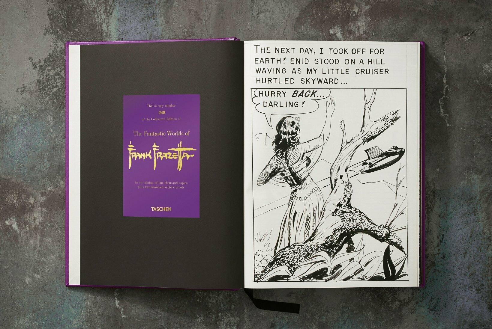 XXIe siècle et contemporain Fantastiques mondes de Frank Frazetta, numéroté, édition limitée XXL en vente