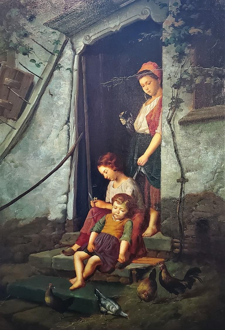 ‘The Farmer’s Children’ After Theodore Gerard For Sale 4