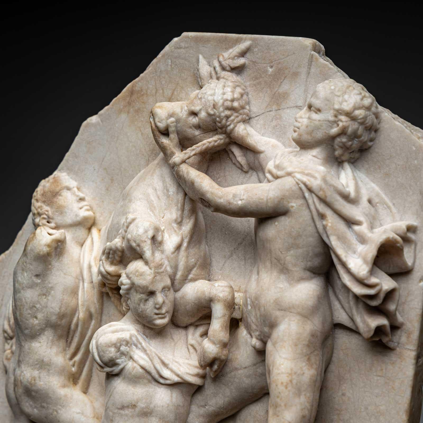 The Farnese Bull, fragmentary Relief, early 17th Century For Sale 1