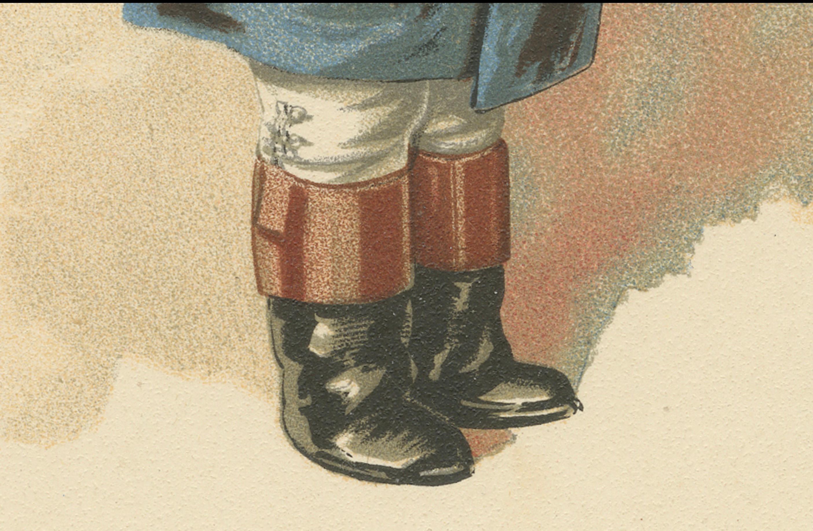 Der dicke Junge aus den Pickwick Papers - Viktorianischer Comic-Druck von 