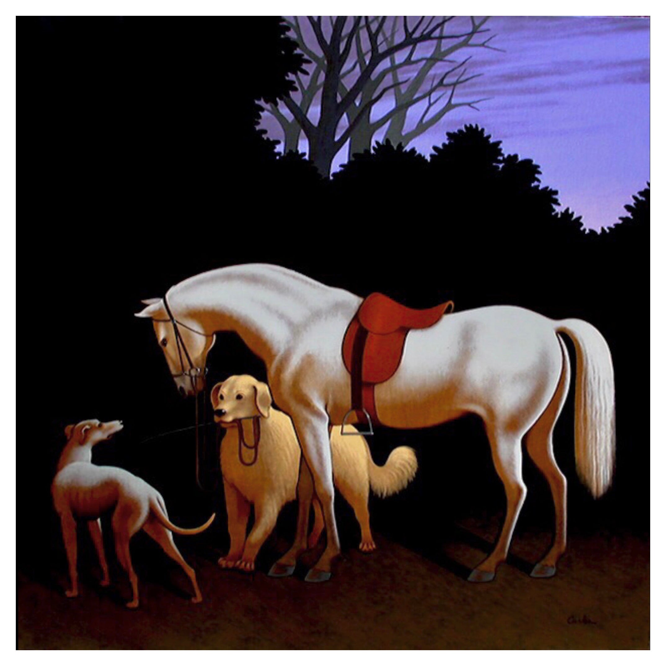 THE FAVORITE.      Originalgemälde von Lynn Curlee