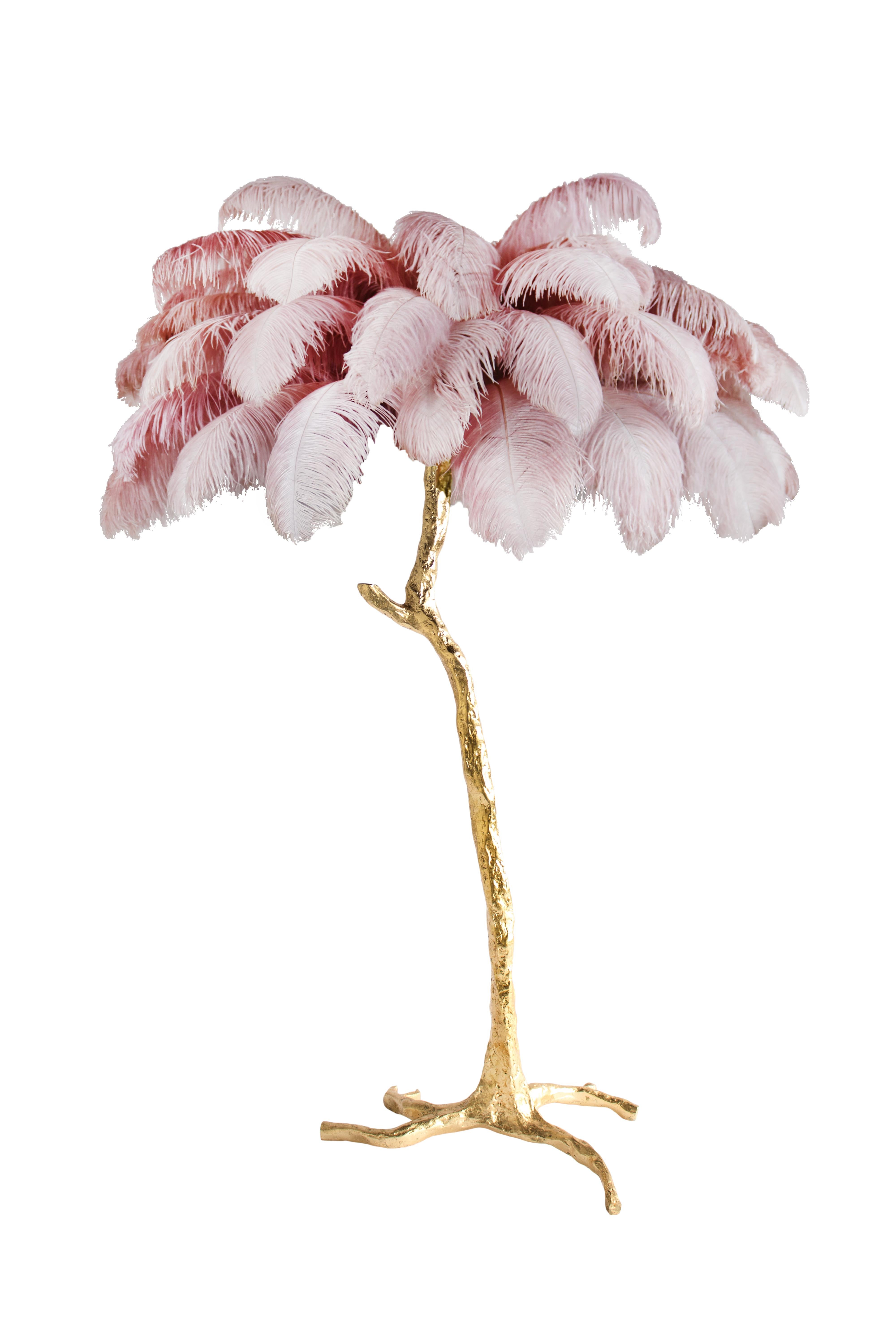 Hollywood Regency The Feather Floor Lamp, Candy Floss For Sale