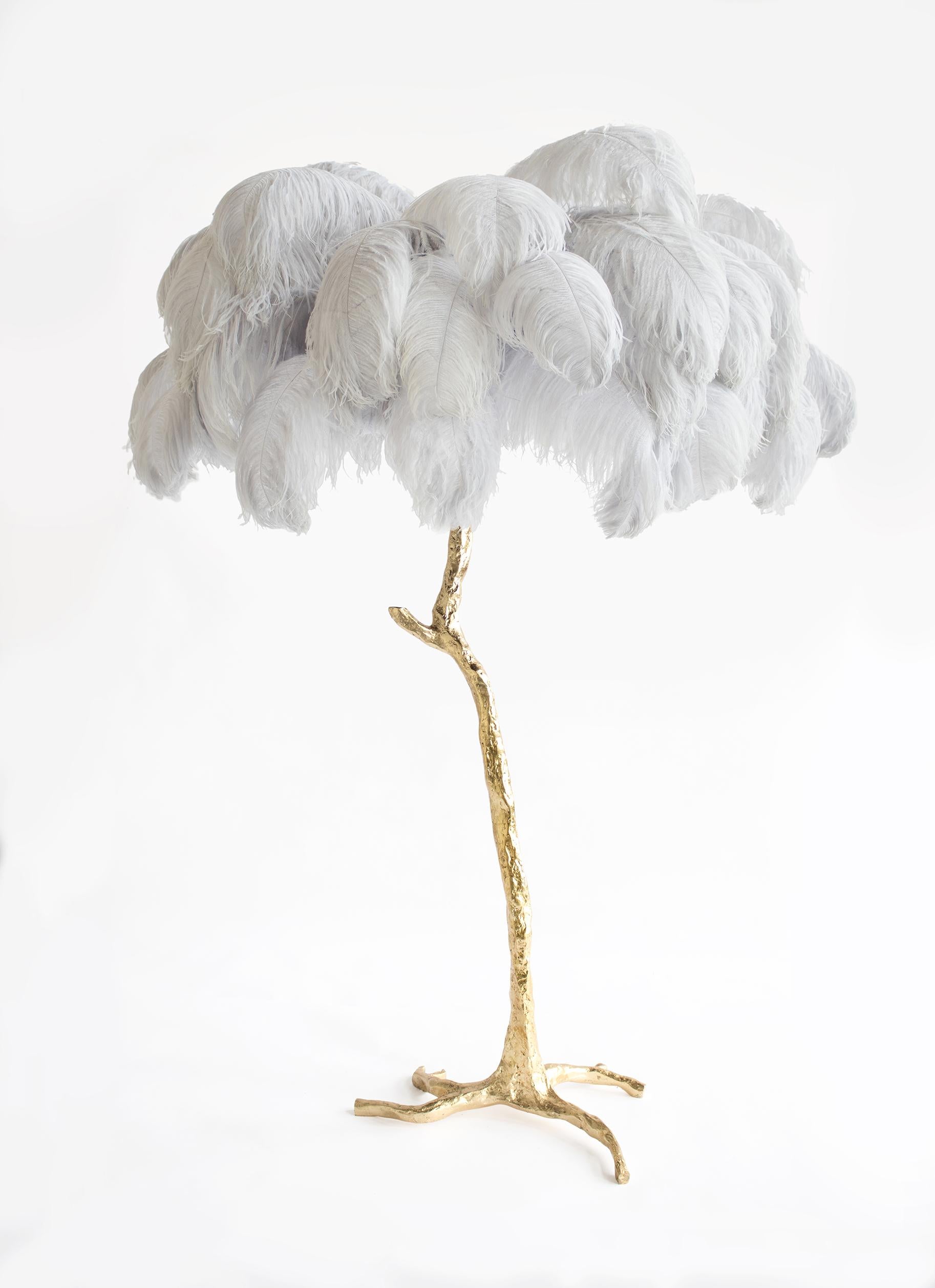 The Feather Floor Lamp, Cloud  In New Condition For Sale In Banbury, GB