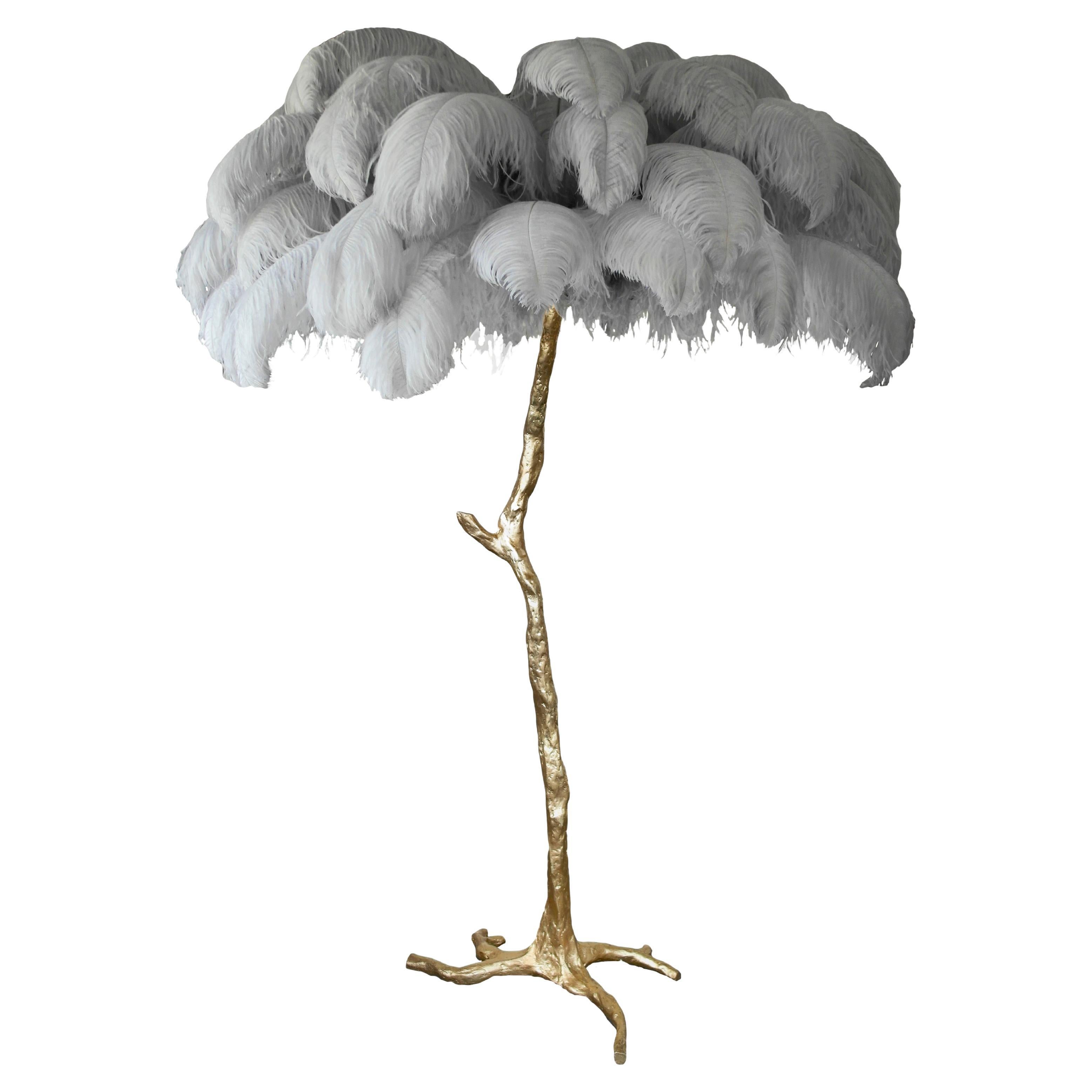 The Feather Floor Lamp, Cloud  For Sale