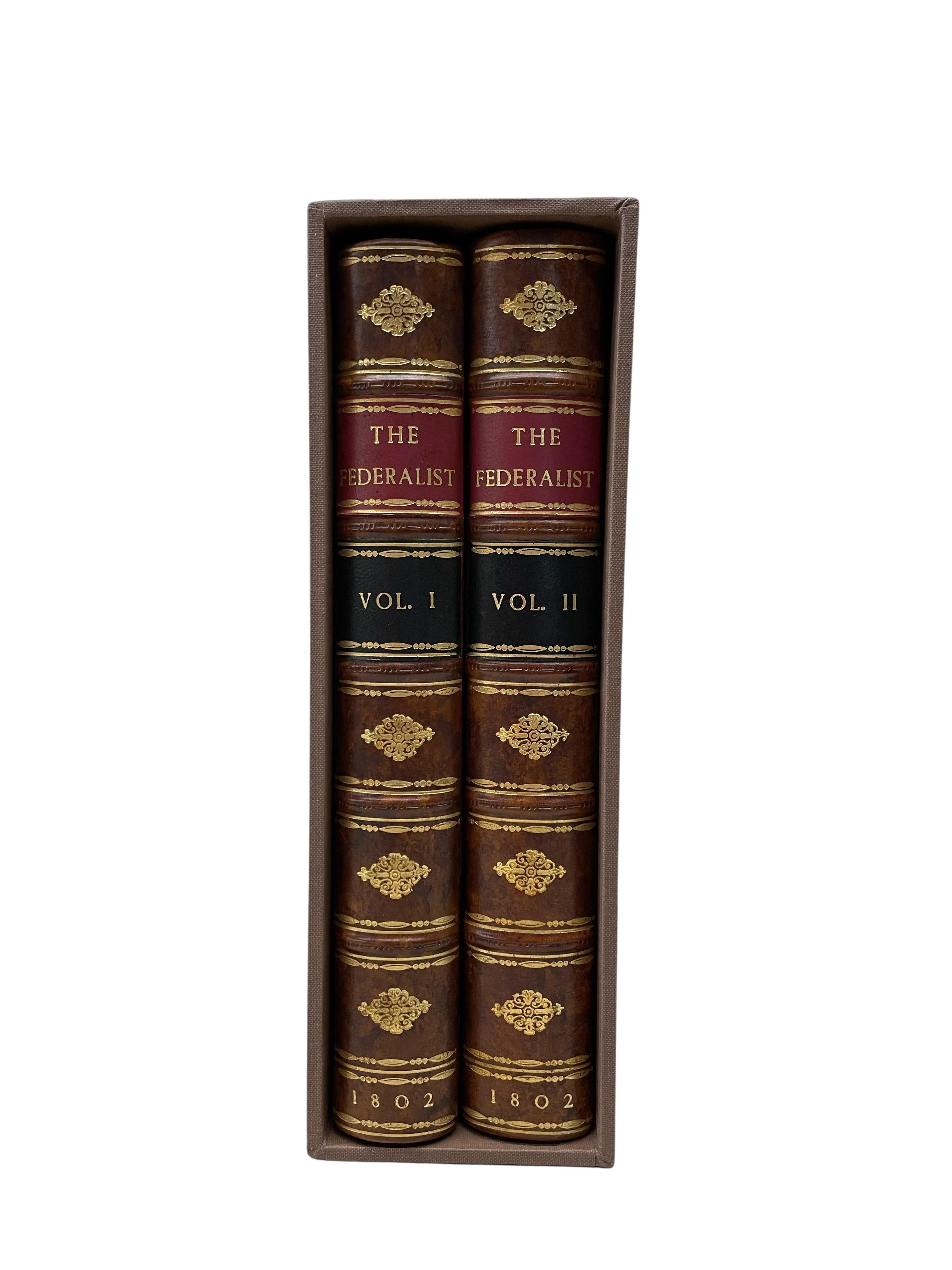 Early 19th Century The Federalist, on the New Constitution by Publius, Second Edition, 2 Vols, 1802 For Sale
