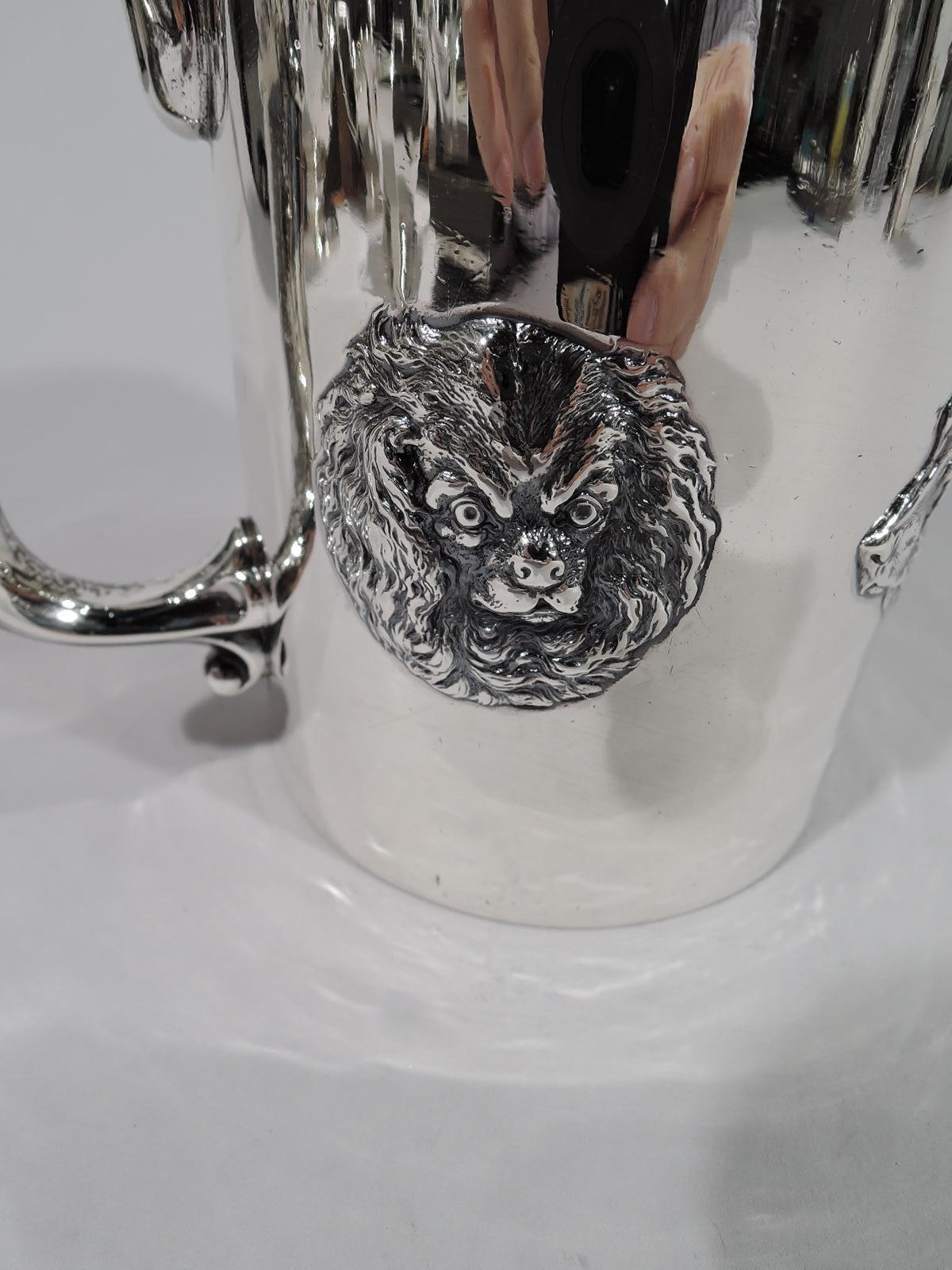 Late 19th Century Fido Mug, Antique Gorham Sterling Silver Baby Cup with Canine Medley