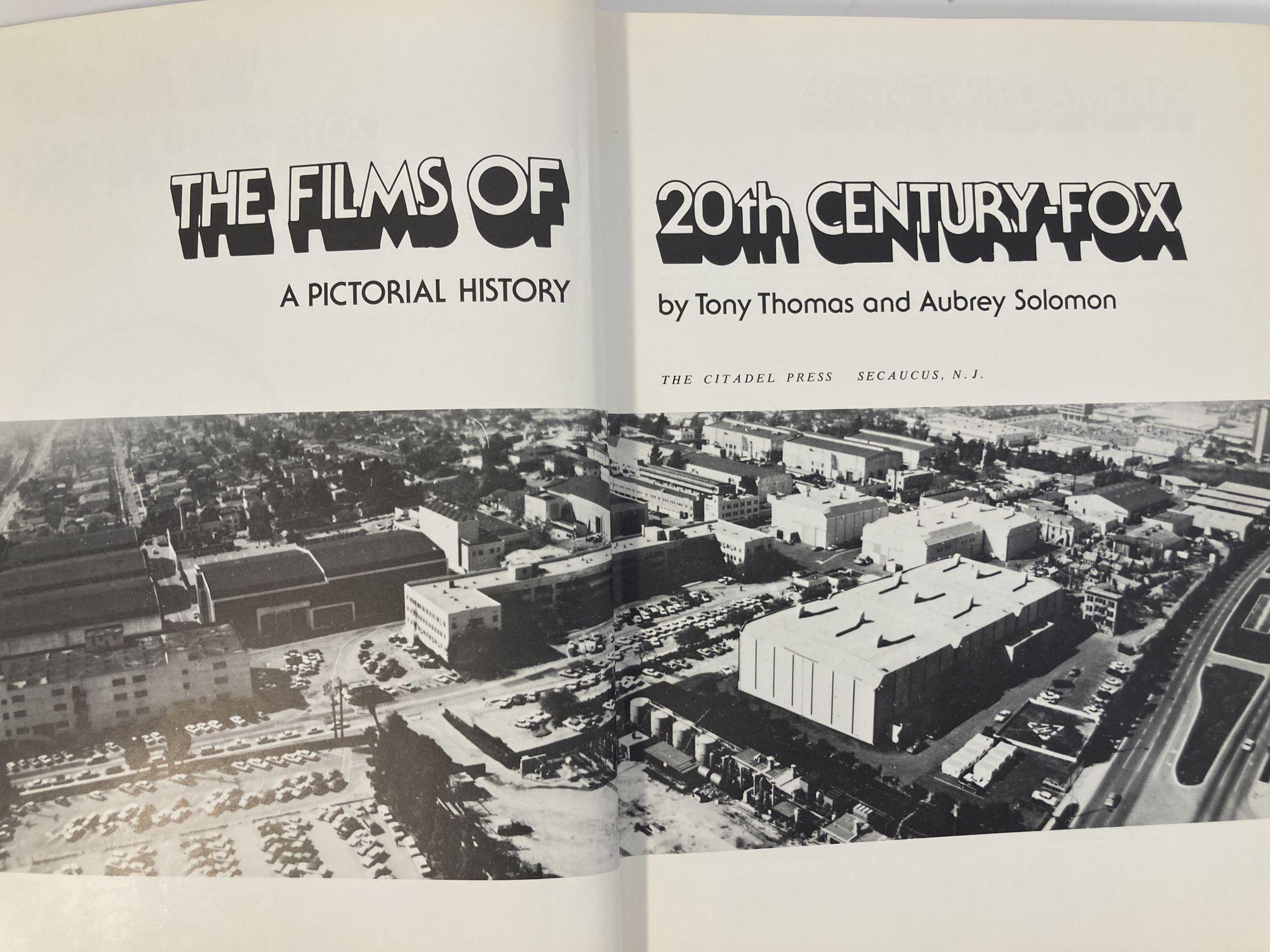 Films of 20th Century Fox : a Pictorial History 1st Edition 1979 In Good Condition In North Hollywood, CA
