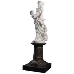 Vintage ‘The Finding of Moses’, a Marble Figural Group by Pietro Bazzanti, circa 1870